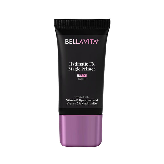Bellavita Hydmatte EX Magic Primer tube on a white background