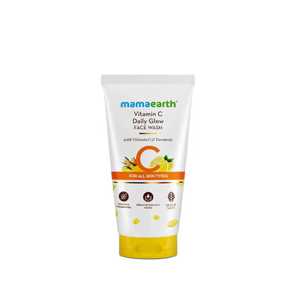 Mamaearth Vitamin C Face Wash with Vitamin C and Turmeric for Skin Illumination - 50 ml