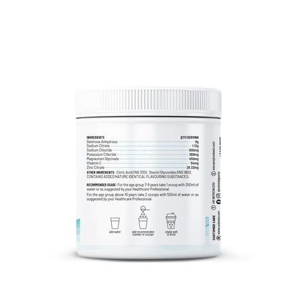 Zephivo Unived Junior’s Hydration Mix | For Young Athletes | For Energy and to Replenish Lost Electrolytes & to Rehydrate | Essential Electrolytes with Vitamin C & Zinc | Ages 7-18 (Unflavoured)
