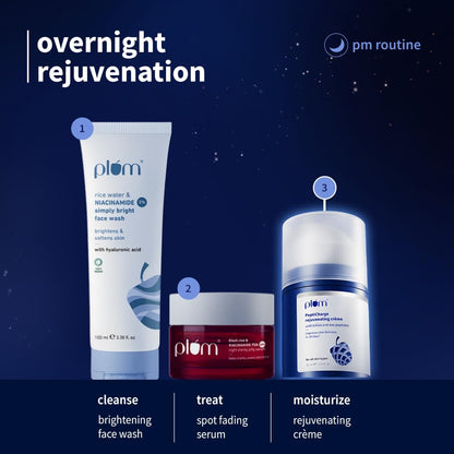 Plum PeptiCharge Rejuvenating Crème | Visibly firmer skin in 28 days | 30g
