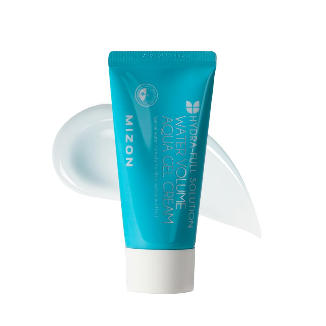 [TUBE] MIZON WATER VOLUME AQUA GEL CREAM, Lightweight Moisturizer, Quick Absorbing, For Dry and Sensitive Skin, Korean Skincare, 45ml
