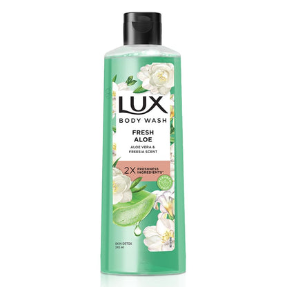 Lux Fresh Aloe Bodywash with Aloe Vera & Freesia Scent, 245 ml