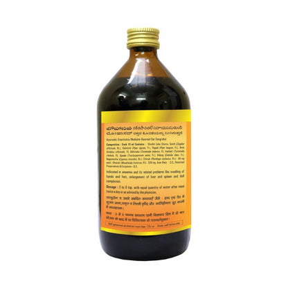 Baidyanath Asli Ayurved Lohasav I Anaemia Syrup I 450 Ml, Natural