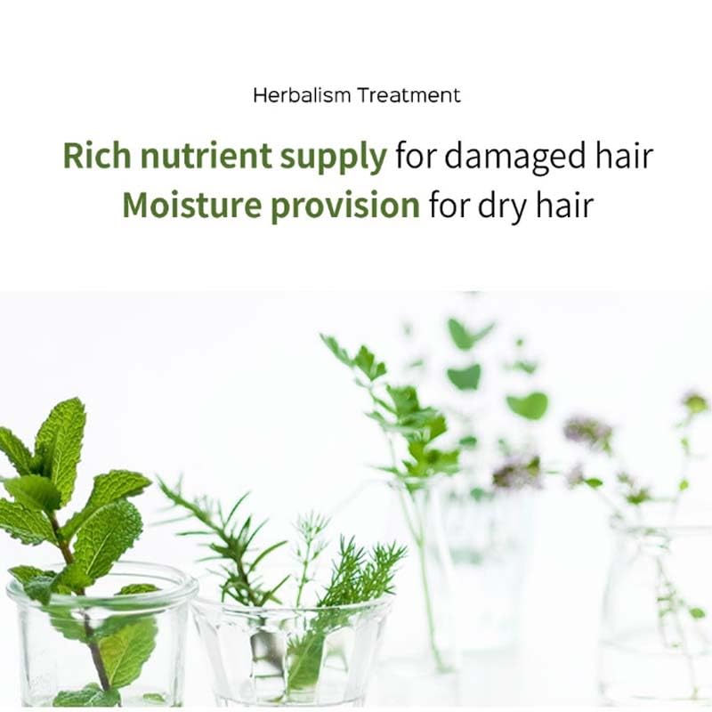 LADOR Herbalism Hair Treatment (Conditioner) (360ml) Korean Hair Conditioner To Control Hair Fall, Repairs Damaged Hair, Maintaining Softness, Natural Shine | Suitable For Sensitive Scalp, Frizzy & Damaged Hair
