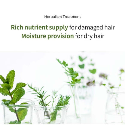 LADOR Herbalism Hair Treatment (Conditioner) (360ml) Korean Hair Conditioner To Control Hair Fall, Repairs Damaged Hair, Maintaining Softness, Natural Shine | Suitable For Sensitive Scalp, Frizzy & Damaged Hair