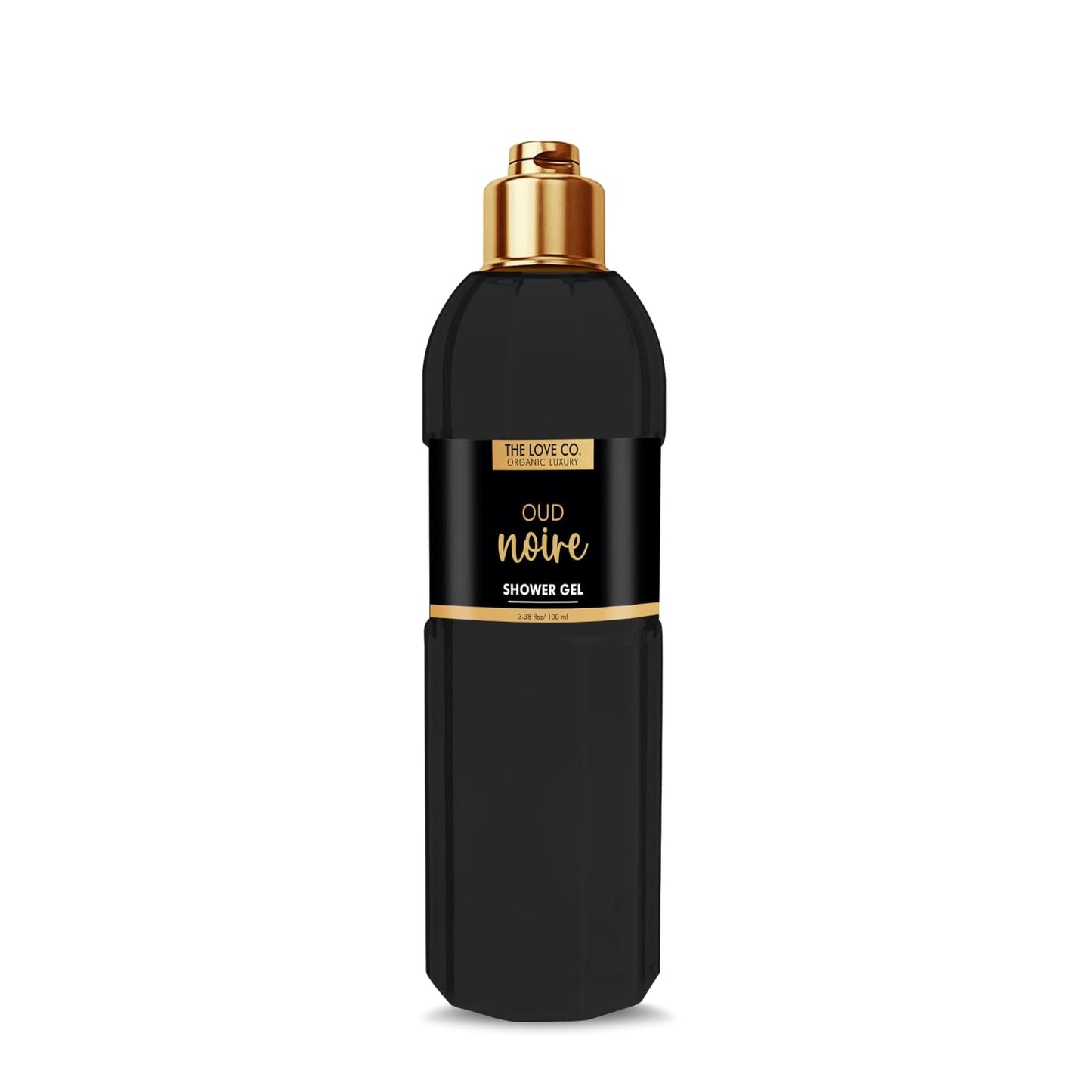 THE LOVE CO. Oud Noire Body Wash Shower Gel 100ml | Refreshing & Hydrating Formula | Unisex Bath & Body Wash for Men & Women | Paraben Free | Vegan & Cruelty-Free