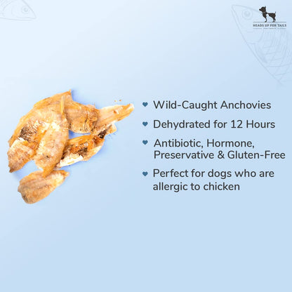 Heads Up For Tails Sara’s Dehydrated Anchovy Dog Treats - 70 g
