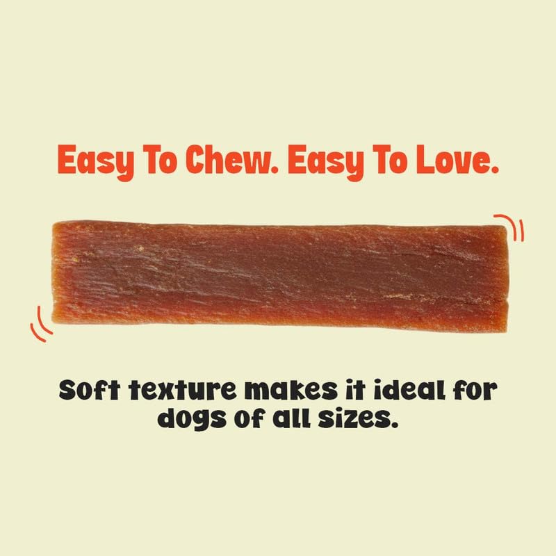 PETS EMPIRE Yo Jerky Tender Chicken Dog Treats, 100g | High Protein Soft Chew Snacks for Dogs | Made with Real Chicken & Sweet Potato | Grain-Free, HealthyR Eward for Puppies & Adult Dogs