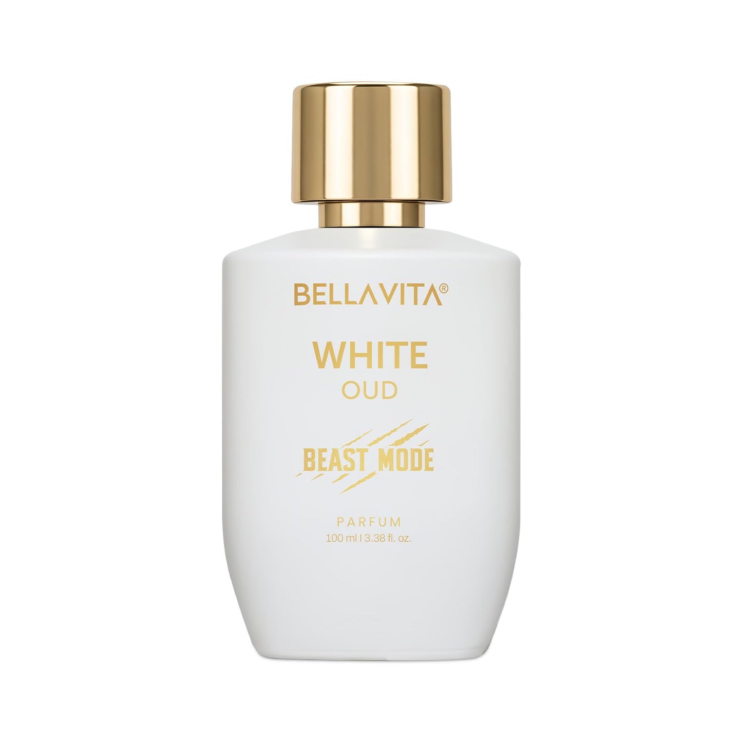 BELLAVITA White Oud Unisex Beast Mode 100ml | 40% Parfum Oil Concentration | 10hr Long Lasting | Perfume for Man | Perfume for Woman | 6 ft Projection | Premium Fragrance