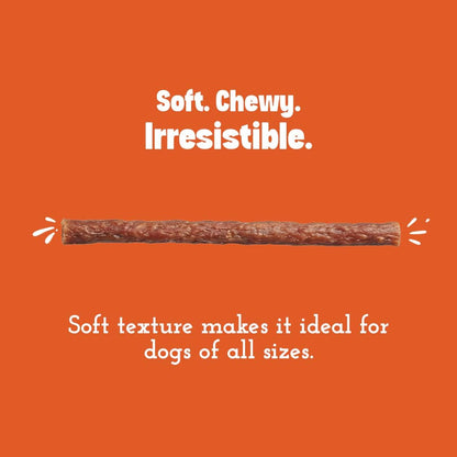 PETS EMPIRE BARKBITES Chicken & Carrot Dog Chew Sticks | Grain-Free Soft Dog Treats | High Protein Training Snacks | Made with Real Chicken & Carrot | Healthy & Digestive Support | 100g