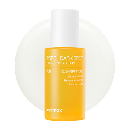 celimax Pore+Dark Spot Brightening Serum 30ml | Gel-like Serum for Enlarged Pores with Niacinamide, Pore Minimizer, Non-Irritating, Hydrating, For Sensitive Skin