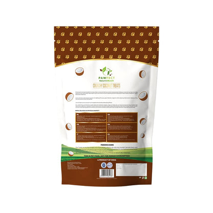 Pawfect 100% Natural Freeze-Dried Coconut Treats for Dogs | Single Ingredient | Vegan Treats | Grain & Gluten Free | Low Calorie Training Treats (50g)