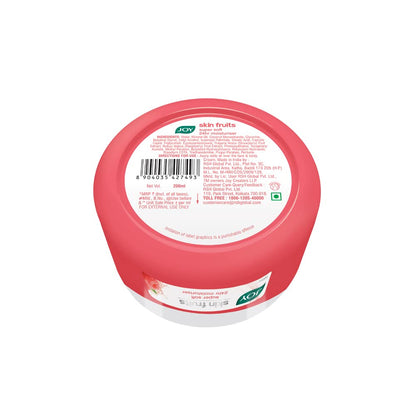 Joy Super Soft Cold Skin Cream for 24 Hr Moisturization - Berries (200ml) - Lightweight & Oil Free Moisturizer For Instant Hydration | Non Sticky & Non Greasy Cream for Hands, Face & Body