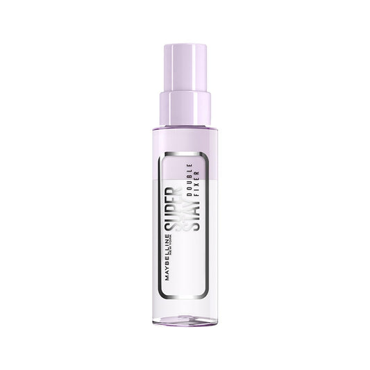 Maybelline New York Super Stay Double Fixer Setting Spray | 24HR Wear, Hydrating Spray