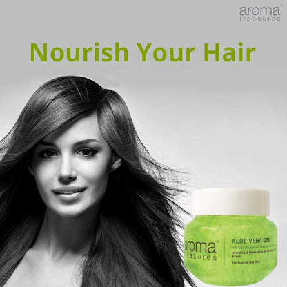 Aroma Treasures Aloe Vera Gel for Face, Body & Hair | Moisturizing & Hydrating Aloevera Gel | 98% Ingredients of Natural Origin | Pure Aloe Vera Gel for Skin, Hair & Pimples | 1kg