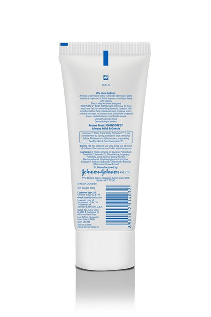 Johnson & Johnson Baby Cream (100G)