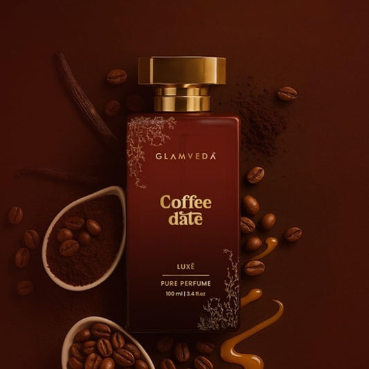 Glamveda Luxury Coffee Date Long Lasting 100ml | Perfume for Woman | Gifts for Woman | with Rose, Coffee, Musk, Vanilla | Floral & Fruity Premium Fragrance for Women