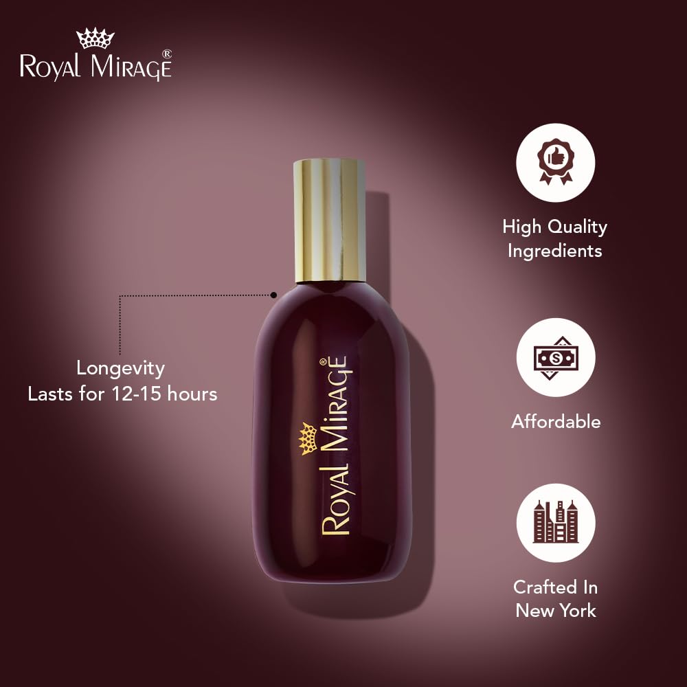 Royal Mirage Original EDC | Unisex Fragrance | Long-Lasting Eau De Cologne | Refreshing & Elegant Scent | Everyday Use Perfume | Fresh & Woody Fragrance | All-Day Freshness | 120ml