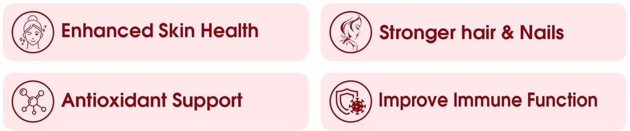 Beauty Collagen Powder, Korean Marine Collagen Peptides, 250g, 25 Servings, Vitamins C & E For Hairs, Anti-Ageing, Brightening, Elasticity (StrawBerry)