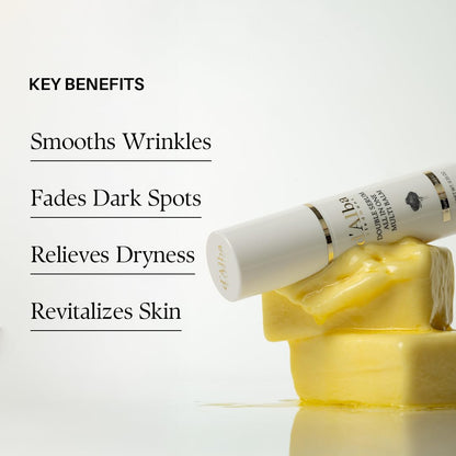 d'alba Piedmont Italian White Truffle Double Serum All-in-one Multi Balm, Vegan Skincare with Vitamin C and Vegan Collagen, 3-in-1 Wrinkle Improvement, Eye Treatment, Dark Spot Corrector, Korean Skin Care, 10g