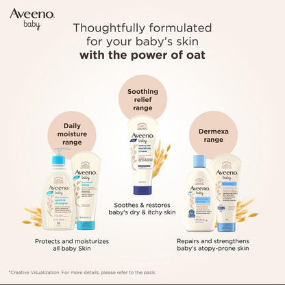 Aveeno Baby Cleansing Therapy Moisturising Wash for Sensitive Skin (236ml)
