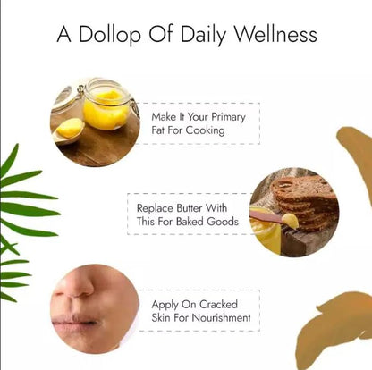 Kapiva Certified A2 Gir Cow Ghee 500ML | Traditional Vedic Bilona Method | Grassfed, Pure & Healthy | Curd-Churned | Premium Glass Bottle | 100% Natural & Lab-Tested | Rich in Nutrition