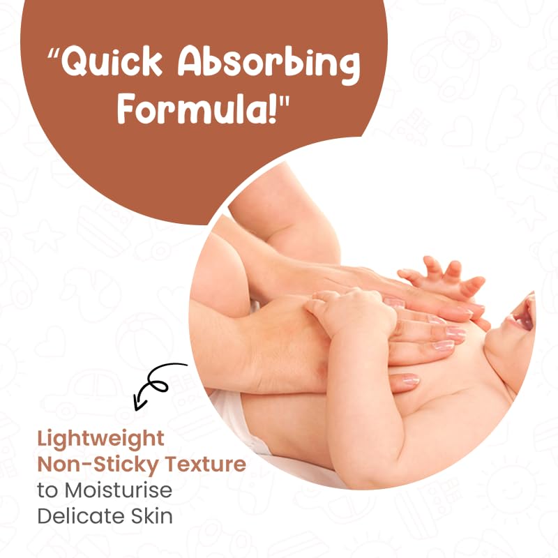 Mother Sparsh Nourishing Baby Massage Oil -100ml | With Almond & Avocado Oil | Non Sticky & Moisturizing Baby Oil for New Born