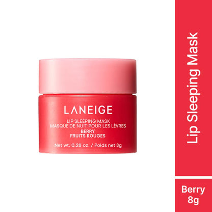 Laneige Lip Sleeping Mask | Moisturizing Lip Treatment with Vitamin C + Shea Butter for Soft Hydrated Lips | Overnight Repair | Lip Balm For Dry Chapped Lips| Lasting Hydration