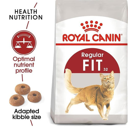 Royal Canin Fit 32 Regular Adult Cat Dry Food, 1 kg | Provides Balanced Nutrition While Helping Maintain A Healthy Weight