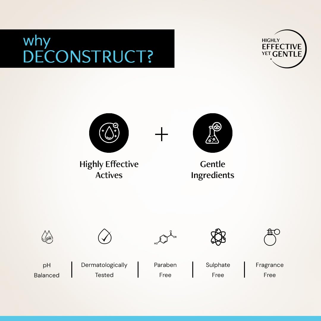 Diagram explaining the benefits of using 'Highly Effective Actives' and 'Gentle Ingredients' in skincare products.