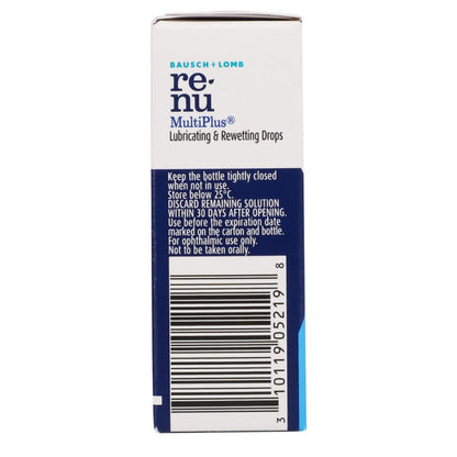 Bausch & Lomb Renu Multiplus Lubricating & Rewetting Drops, 8ml