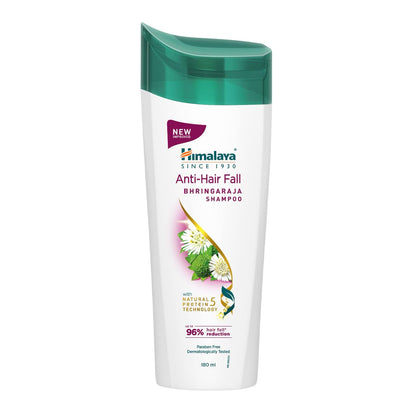 Himalaya Anti-Hair Fall shampoo bottle on a white background
