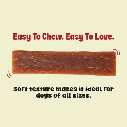 PETS EMPIRE Yo Jerky Juicy Meat Dog Treats, 100g | High Protein Soft Chew Snacks for Dogs | Made with Real Chicken & Sweet Potato | Grain-Free, HealthyR Eward for Puppies & Adult Dogs