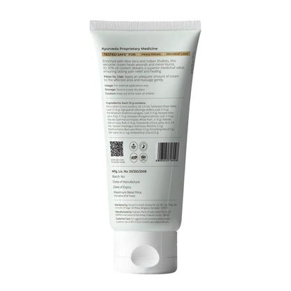 Murivenna Cream 50g | First & Only TESTED SAFE for Heavy Metals & Microbial Load | Ayurveda First-Aid Cream for Cuts, Burns & Sprains | 30% Highest Medicine Content | With Aloe & Moringa