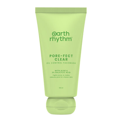 Earth Rhythm Aloe Dew Oil & Acne Control Face wash with Salicylic Acid 100ml