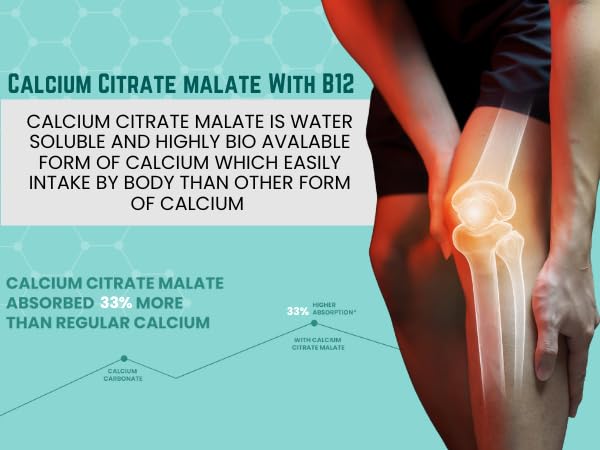 Nutrasium | Calcium & Vitamin D3 Tablets | Calcium Magnesium Zinc D3 & K2 with B12 & Folic Acid | Alfalfa, Moringa & Bamboo Leaves Extract | For Strong Bone & Joint Support | 60 Tablets