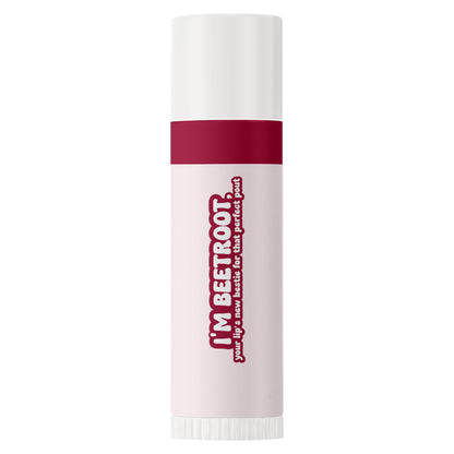 Aravi Organic Beetroot Tinted Lip Balm SPF 50 PA+++ | Brightening Lip Balm for Dark Lips | Hydrates Dry & Chapped Lips | Kojic Acid, Ceramide, Peptide & Vitamin E | Men & Women | 5g