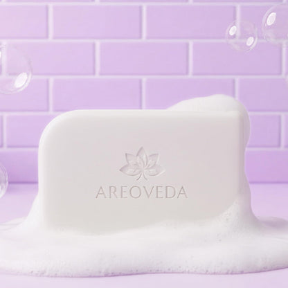 AreoVeda Ceramide Baby Bathing Bar - 100g | Enriched with Ceramide NP for Newborns | Paediatrician-Approved | Dermat-Tested | Protects Skin Barrier | 24 Hrs Post-Wash Hydration | EWG Verified | Soap-Free, No Artificial Fragrance, Parabens or SLS