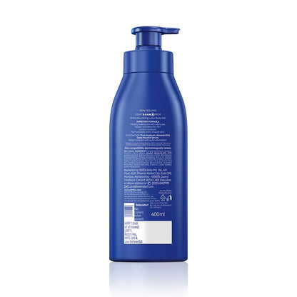 NIVEA Nourishing Body Milk 400ml Body Lotion with Hyaluronic Acid | 72Hr Hydration | Deep Moisture Care for Very Dry Skin | Enriched with Almond Oil | Smooth, Radiant & Healthy Looking Skin Care