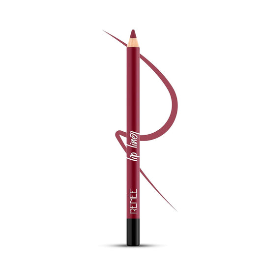 RENEE Define Pencil Lip Liner - Pink Sauce, Long Lasting & Smudge Proof, Full Coverage, Intensely Pigmented, Easy Glide Formula, Vitamin E & Castor Oil Infused, 1.2Gm