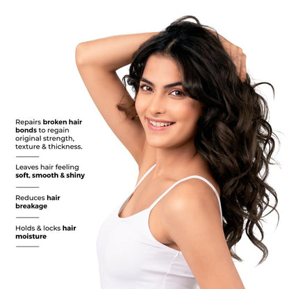 BrillareTerabond Bond Repair Shampoo | Repairs Damaged & Treated Hair | Reduces Breakage, Restores Strength & Elasticity | Sulphate Free Shampoo for Women | Frizzy & Dry Hair | 200ml