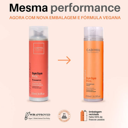 CADIVEU Bye Bye Frizz Shampoo (250ml)