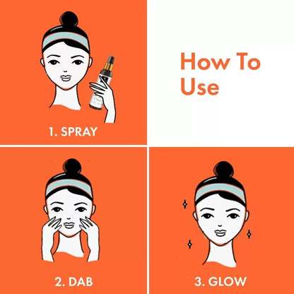 Good Vibes Ubtan Insta Glow Toner, 120 ml | Refreshing Hydrating Detoxifying Face Toner for All Skin Types | With Turmeric, Saffron, Vitamin B3 | Vegan, No Alcohol, Parabens, Sulphates & Mineral Oil