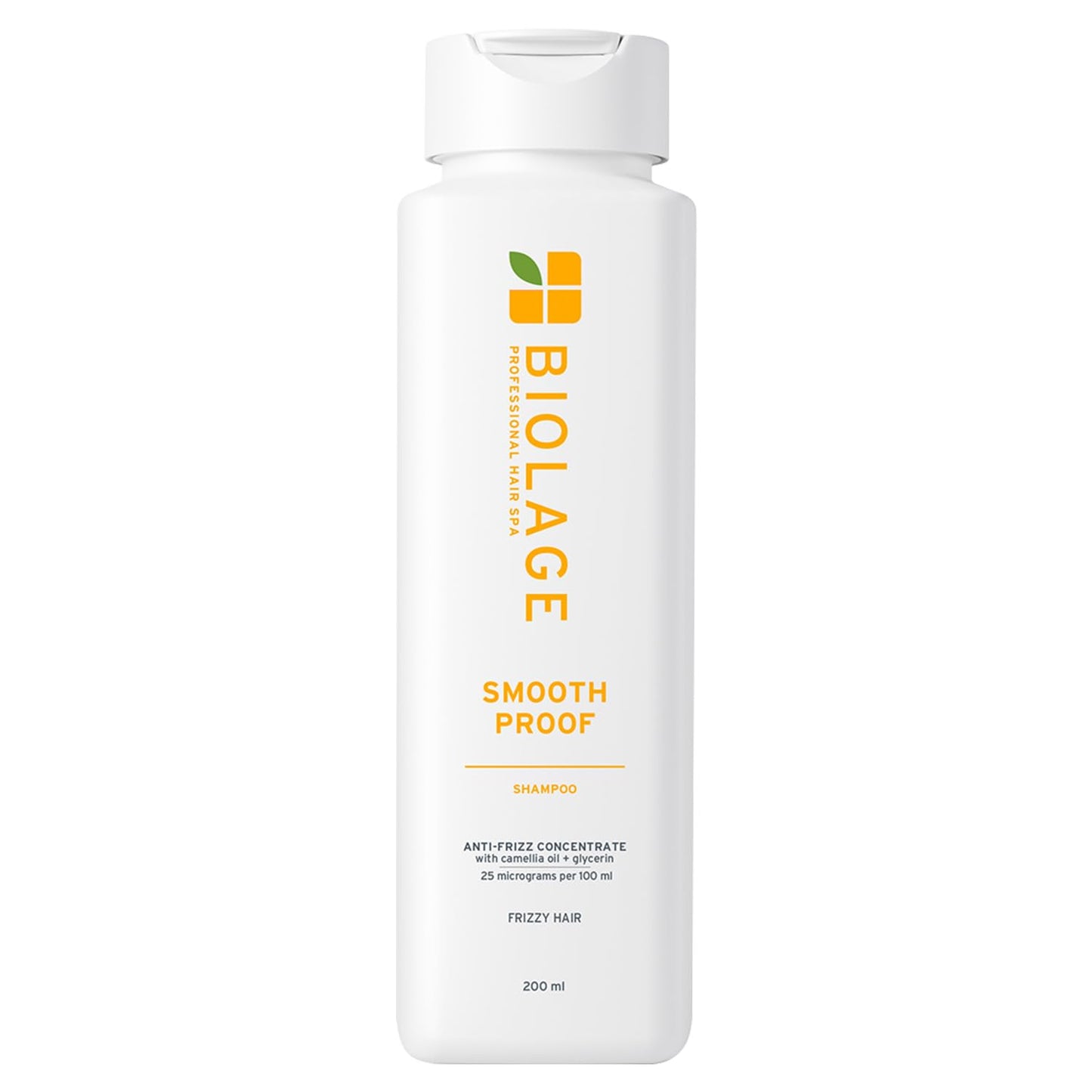 Biolage Smooth Proof Anti-Frizz Shampoo for Dry and Frizzy Hair with Camellia Oil and Glycerin for 72HR Frizz Control for Women and Men Vegan and Cruelty-Free Treatment