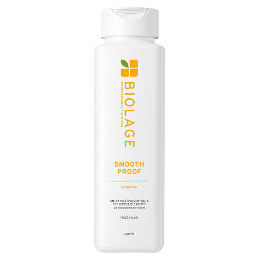 Biolage Smooth Proof Anti-Frizz Shampoo for Dry and Frizzy Hair with Camellia Oil and Glycerin for 72HR Frizz Control for Women and Men Vegan and Cruelty-Free Treatment