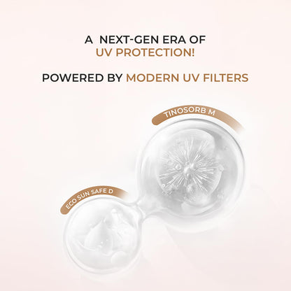 Aqua Fusion Sunscreen SPF50 PA+++ | 5X Protection | Infused with Himalayan Spring Water | Non-Greasy, For All Skin Types - 30ml