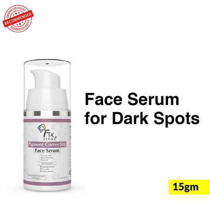 Fixderma Tranexamic Acid Pigment Correcting Serum | Face Serum for Melasma, Hyperpigmentation & Acne Spots | Acne Face Serum for Men & Women - 15g