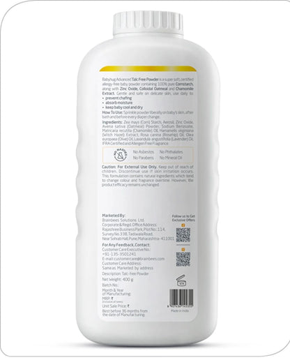 Babyhug Advanced Talc-Free Dusting Powder - 400 gm