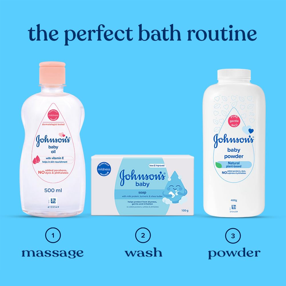Johnson's Baby Soap (100g), White