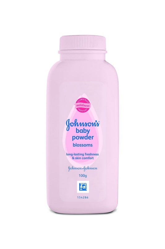 Johnson's Baby Powder Blossoms | With Sodium Citrate, Citric Acid | Pack of 1, 100g